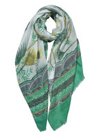 Clayre & Eef Sjaal 80*180 cm groen JZSC0538