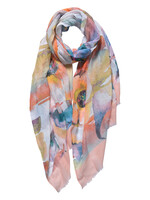 Clayre & Eef Écharpe 70*180 cm kaki JZSC0550KH