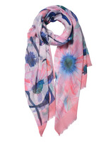 Clayre & Eef Sjaal 70*180 cm roze JZSC0551P