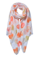 Clayre & Eef Écharpe 70*180 cm orange JZSC0552O