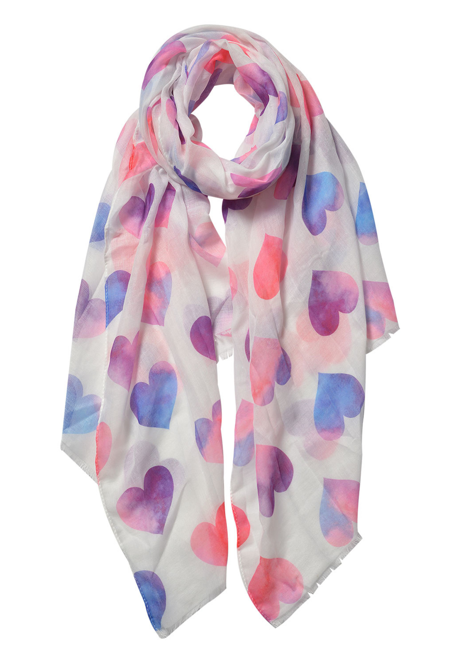 Clayre & Eef Écharpe 70*180 cm violet JZSC0552PA