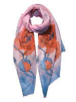 Clayre & Eef Écharpe 70*180 cm multi couleurs JZSC0553