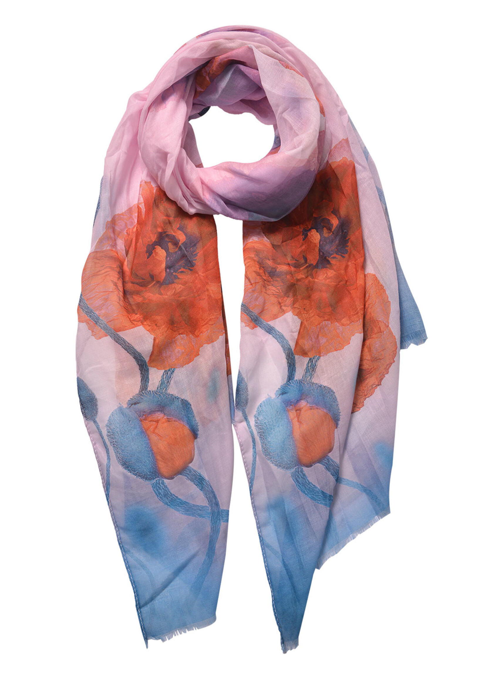 Clayre & Eef Écharpe 70*180 cm multi couleurs JZSC0553