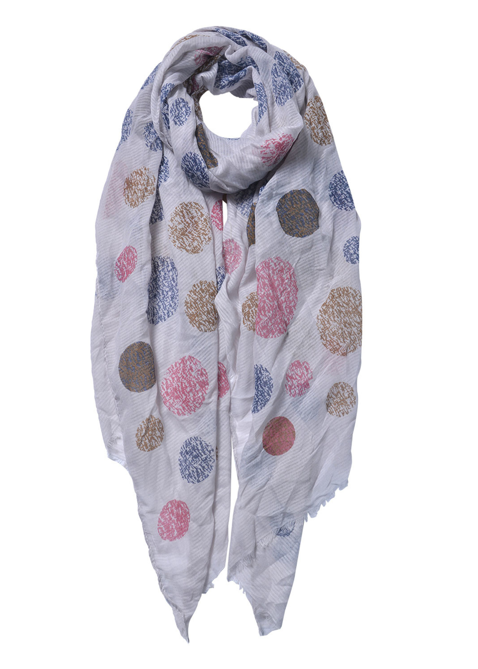 Clayre & Eef Écharpe 70*180 cm gris JZSC0558G