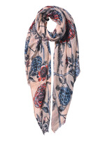 Clayre & Eef Écharpe 87*180 cm rose JZSC0564P