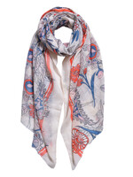 Clayre & Eef Sjaal 87*180 cm beige JZSC0567BE