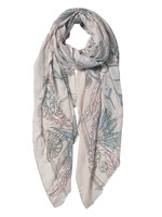 Clayre & Eef Écharpe 87*180 cm gris JZSC0567G