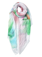 Clayre & Eef Écharpe 80*180 cm multi couleurs JZSC0571