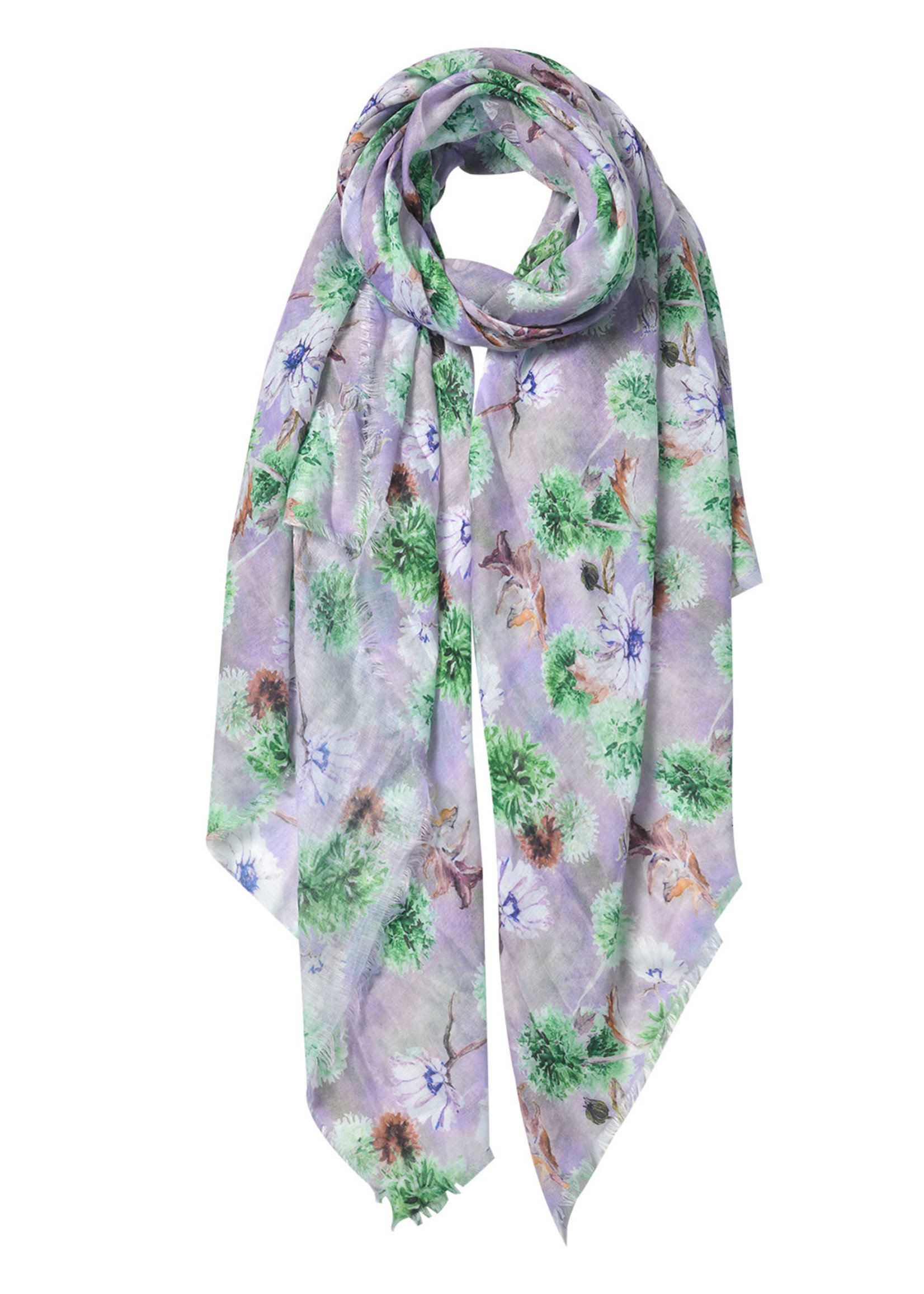 Clayre & Eef Écharpe 80*180 cm multi couleurs JZSC0574