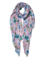 Clayre & Eef Écharpe 80*180 cm multi couleurs JZSC0575