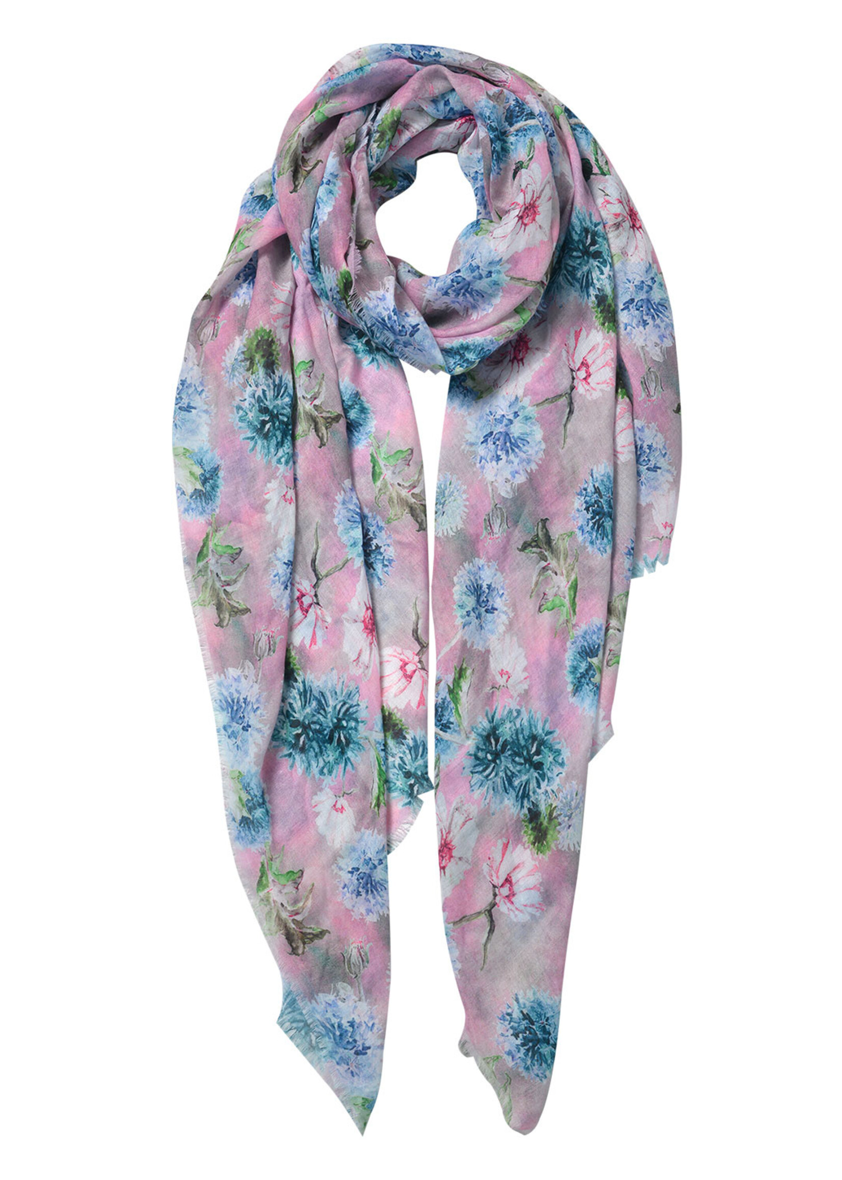 Clayre & Eef Écharpe 80*180 cm multi couleurs JZSC0575