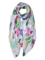 Clayre & Eef Écharpe 80*180 cm multi couleurs JZSC0577