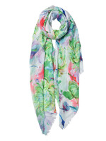 Clayre & Eef Sjaal 80*180 cm meerkleurig JZSC0579