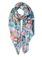 Clayre & Eef Écharpe 80*180 cm vert JZSC0581