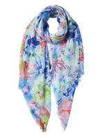Clayre & Eef Sjaal 80*180 cm meerkleurig JZSC0583