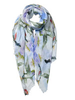 Clayre & Eef Écharpe 80*180 cm violet JZSC0584