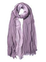 Clayre & Eef Écharpe 90*190 cm violet JZSC0588A