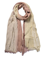 Clayre & Eef Écharpe 90*190 cm brun JZSC0588CH