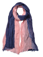 Clayre & Eef Sjaal 90*190 cm roze JZSC0588DP