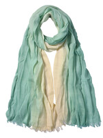 Clayre & Eef Écharpe 90*190 cm vert JZSC0588GR