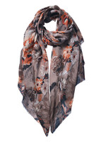 Clayre & Eef Écharpe 85*180 cm beige JZSC0591BE