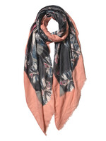 Clayre & Eef Écharpe 85*180 cm rose JZSC0597P