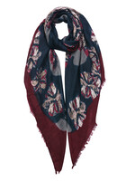 Clayre & Eef Écharpe 85*180 cm rouge JZSC0597R