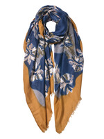 Clayre & Eef Sjaal 85*180 cm geel JZSC0597Y