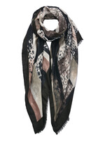 Clayre & Eef Écharpe 85*180 cm vert JZSC0598GR