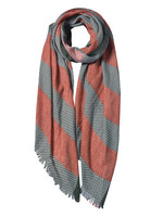 Clayre & Eef Écharpe 85*180 cm orange JZSC0600O