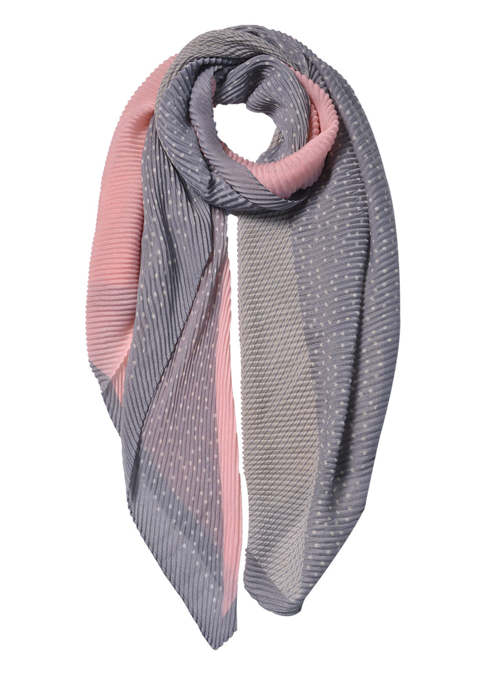 Clayre & Eef Écharpe 85*180 cm gris JZSC0603G