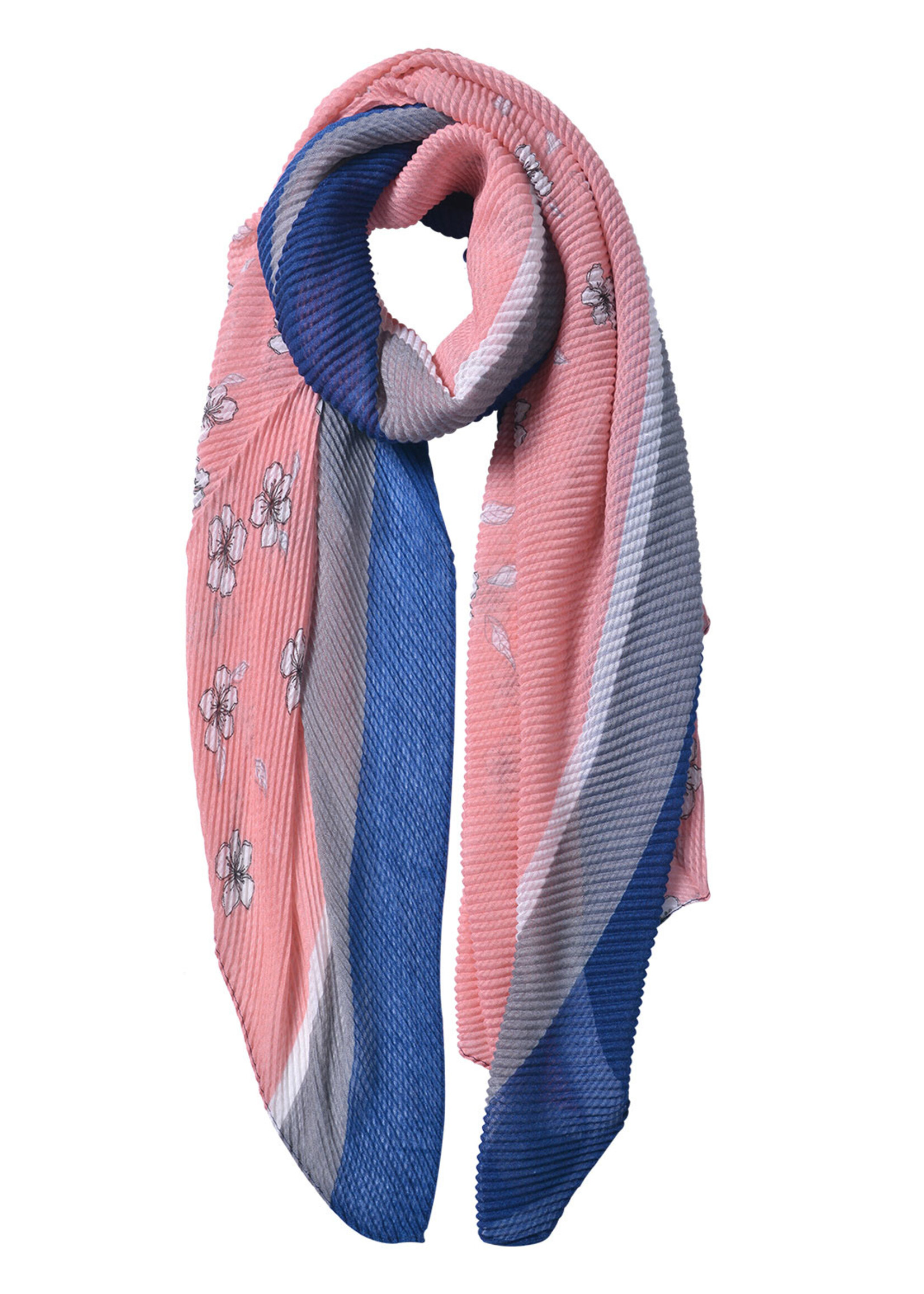 Clayre & Eef Écharpe 85*180 cm rose JZSC0604P