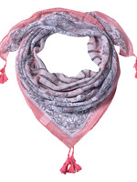 Clayre & Eef Écharpe 110*110 cm rose JZSC0605P