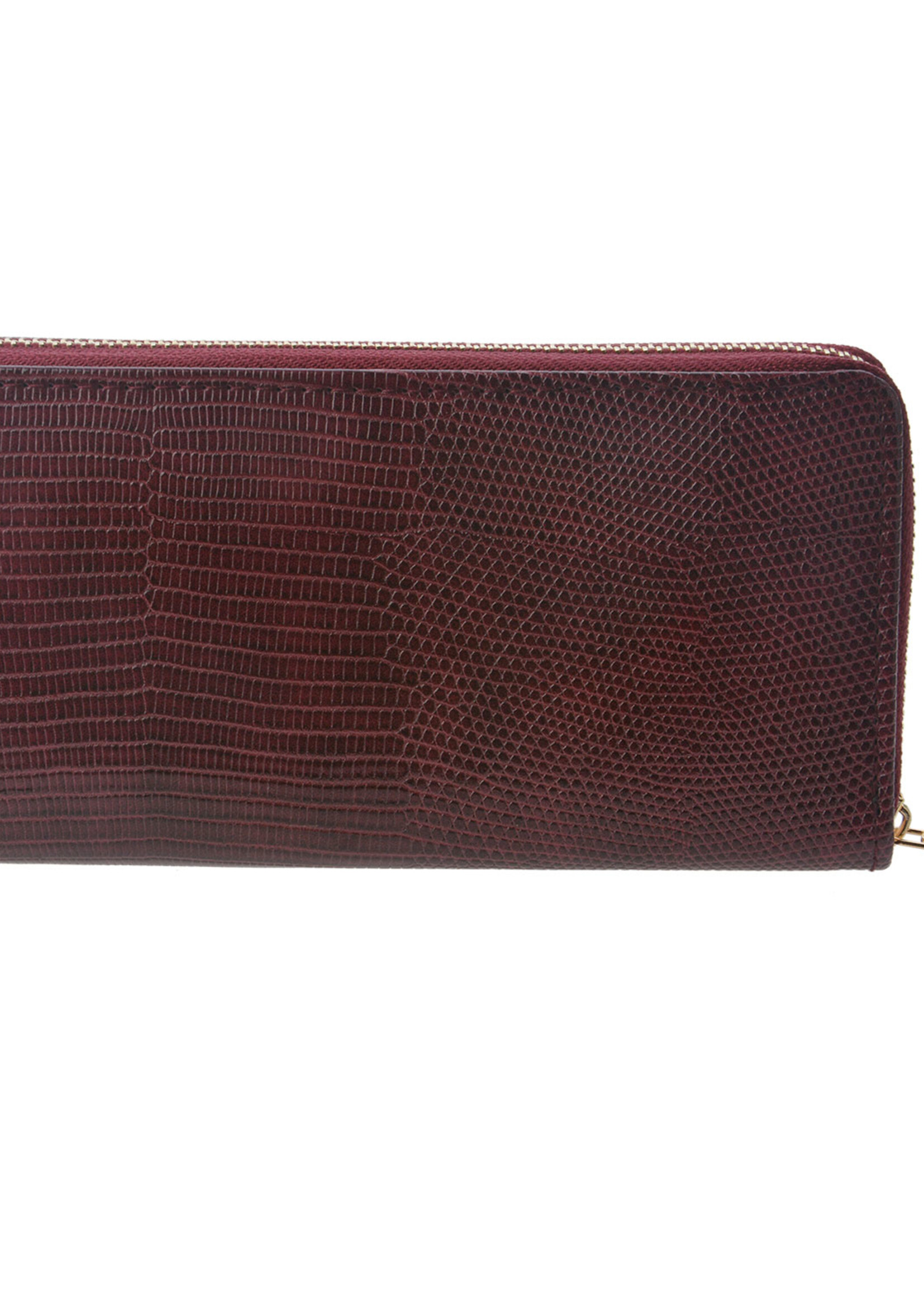 Clayre & Eef Porte-monnaie 19*10 cm bordeaux JZWA0079BU