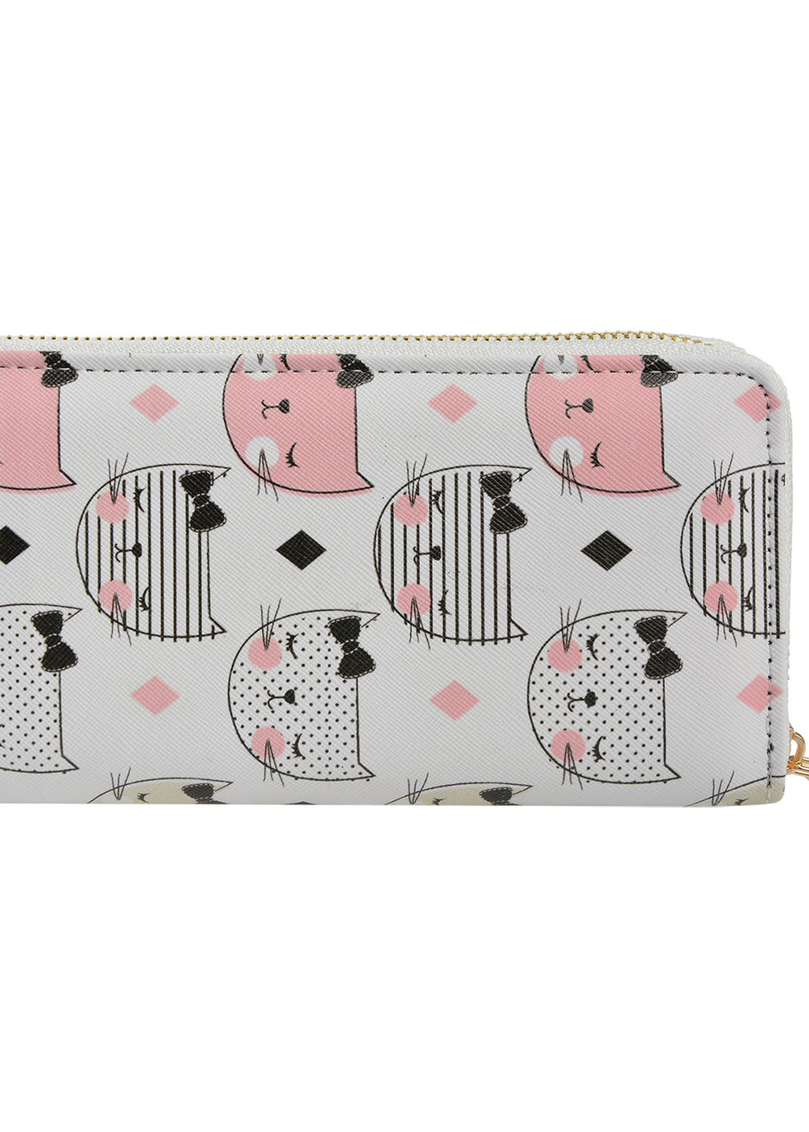 Clayre & Eef Portemonnee 10*19 cm meerkleurig JZWA0109