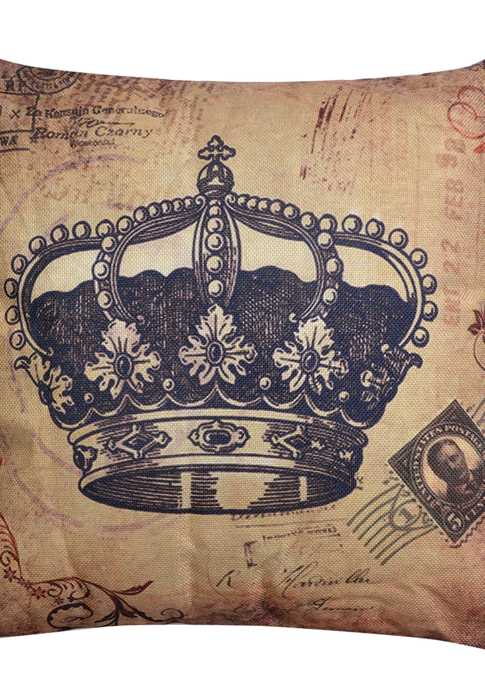 Clayre & Eef Kussen gevuld 43*43*4 cm KG023.069