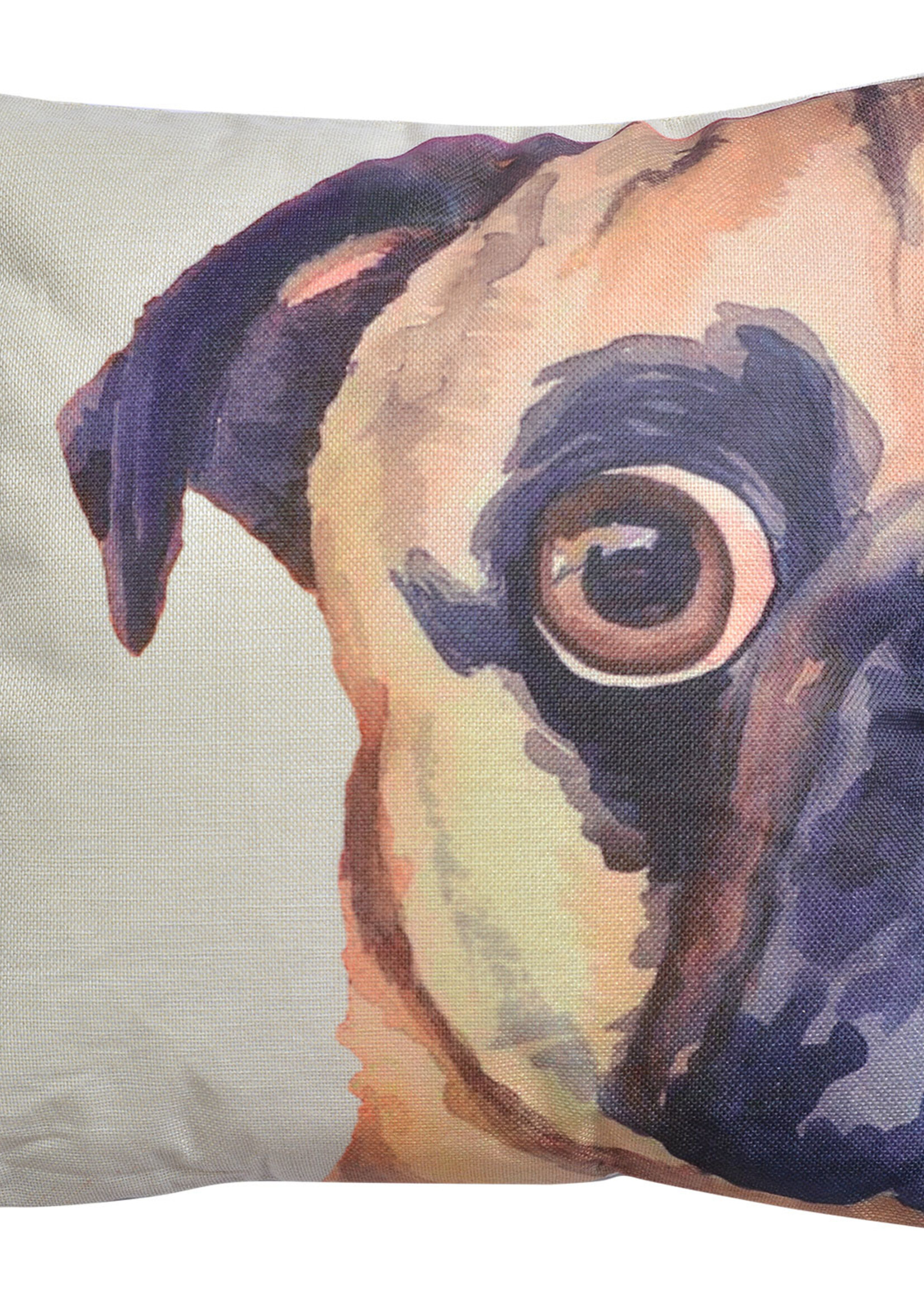 Clayre & Eef Coussin rempli 43*43*4 cm KG023.088