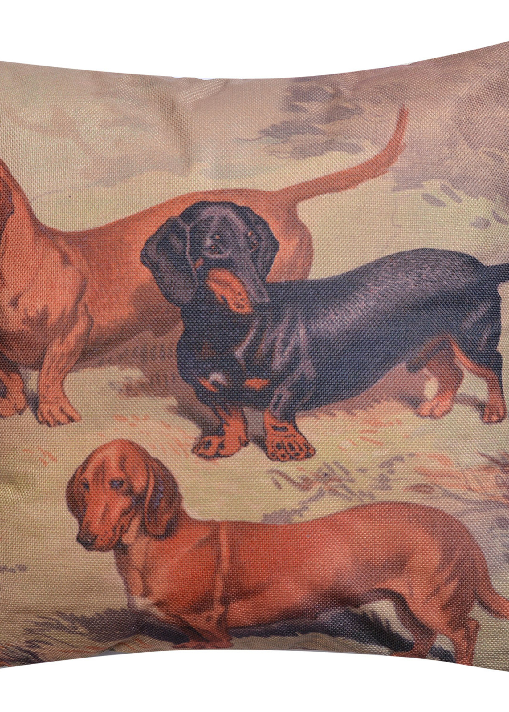 Clayre & Eef Kussen gevuld 43*43*4 cm KG023.092