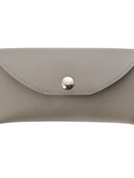 Clayre & Eef Étui à lunettes 16*7 cm gris MLGB0006G