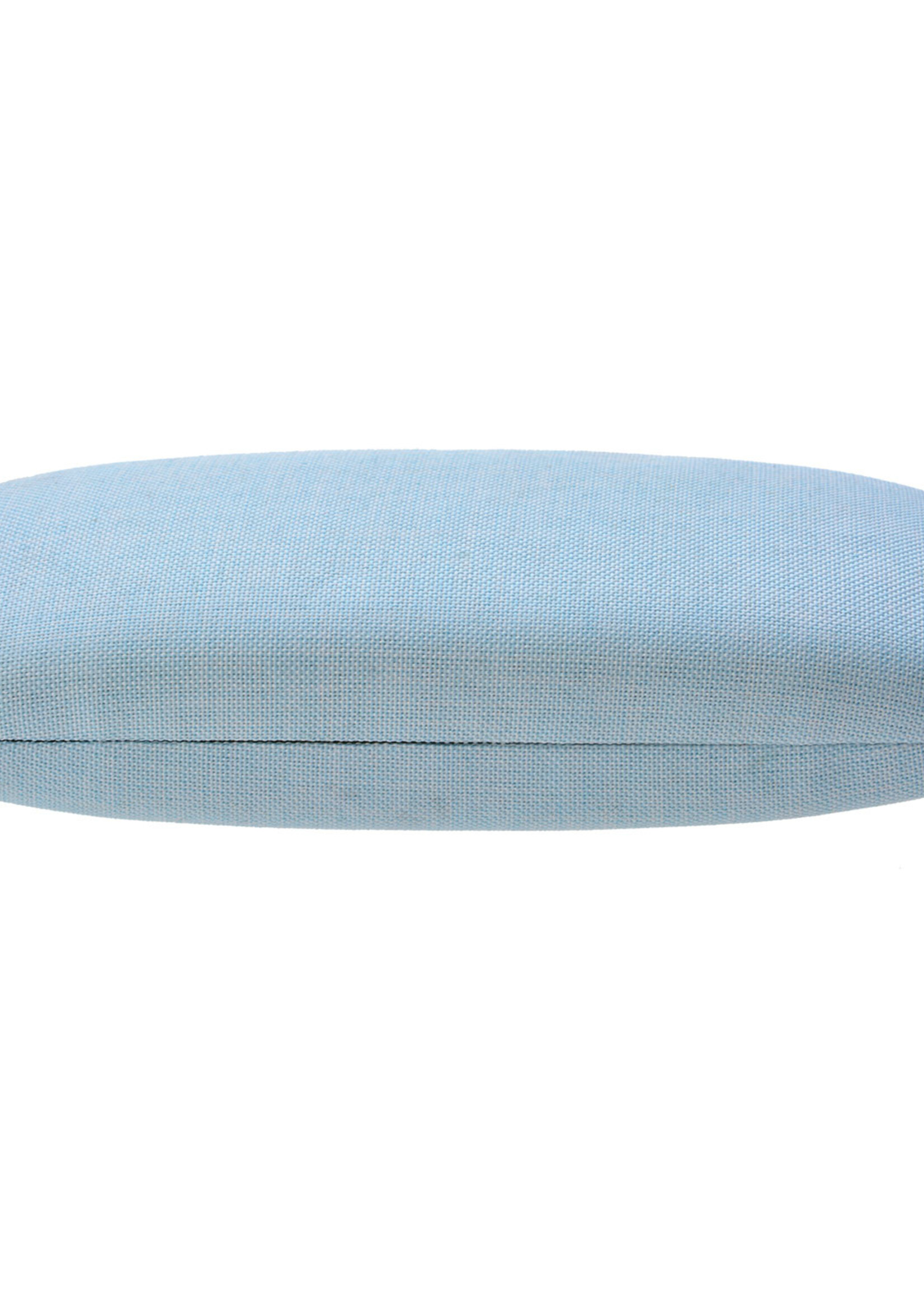 Clayre & Eef Brillenetui 16*7 cm blauw MLGB0007BL