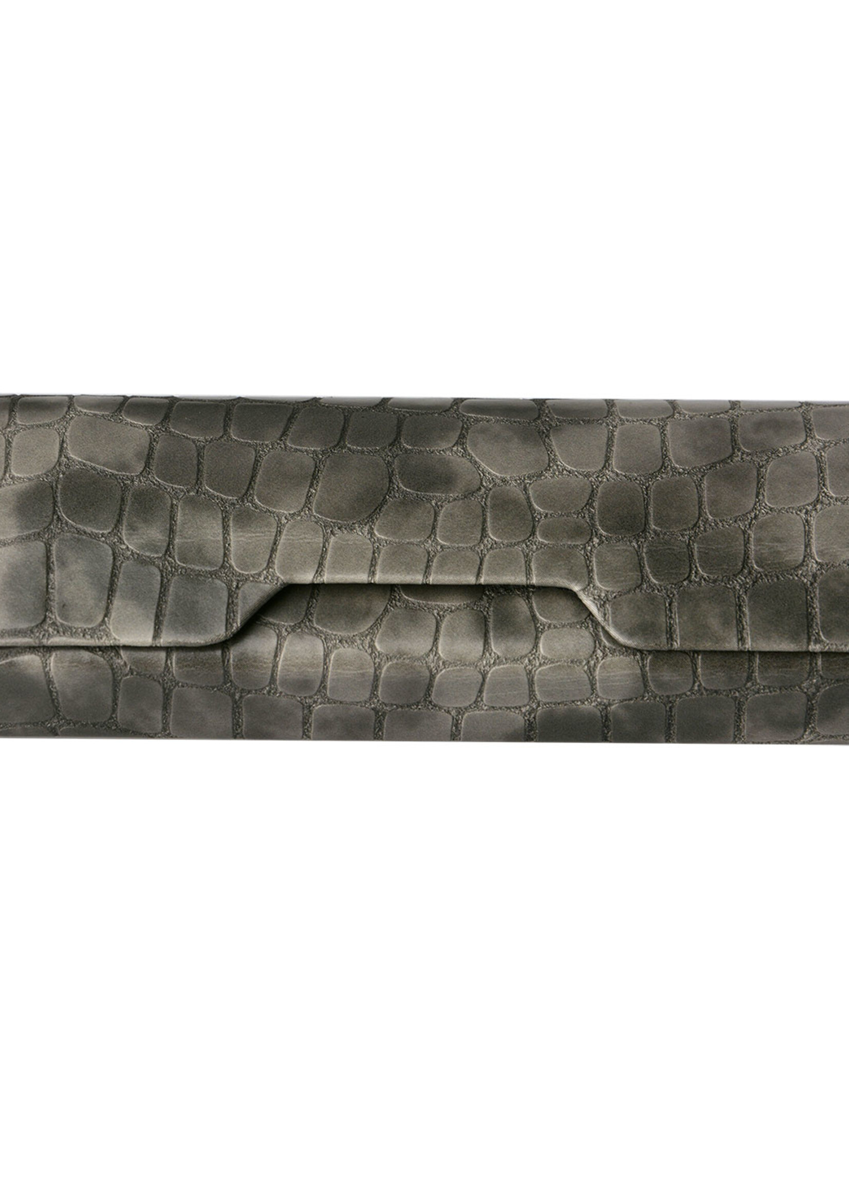 Clayre & Eef Brillenetui 16*7 cm grijs MLGB0008G