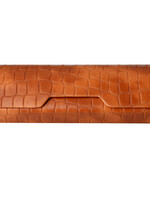 Clayre & Eef Brillenetui 16*7 cm oranje MLGB0008O