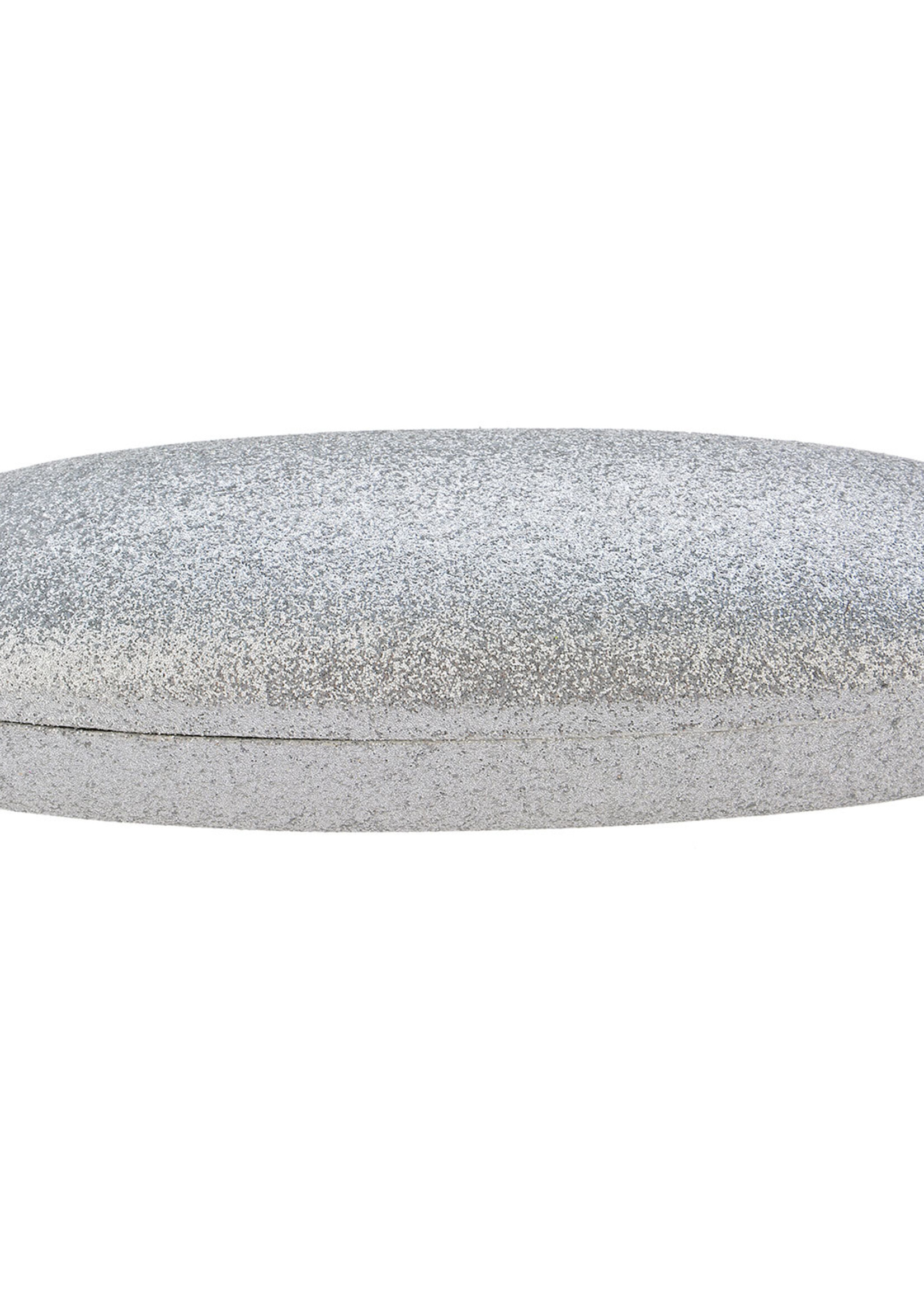 Clayre & Eef Étui à lunettes 16*7 cm couleur argentée MLGB0009ZI