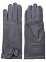 Clayre & Eef Handschoenen 8*24 cm grijs MLGL0045