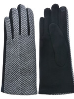 Clayre & Eef Handschoenen 8*24 cm zwart MLGL0052Z