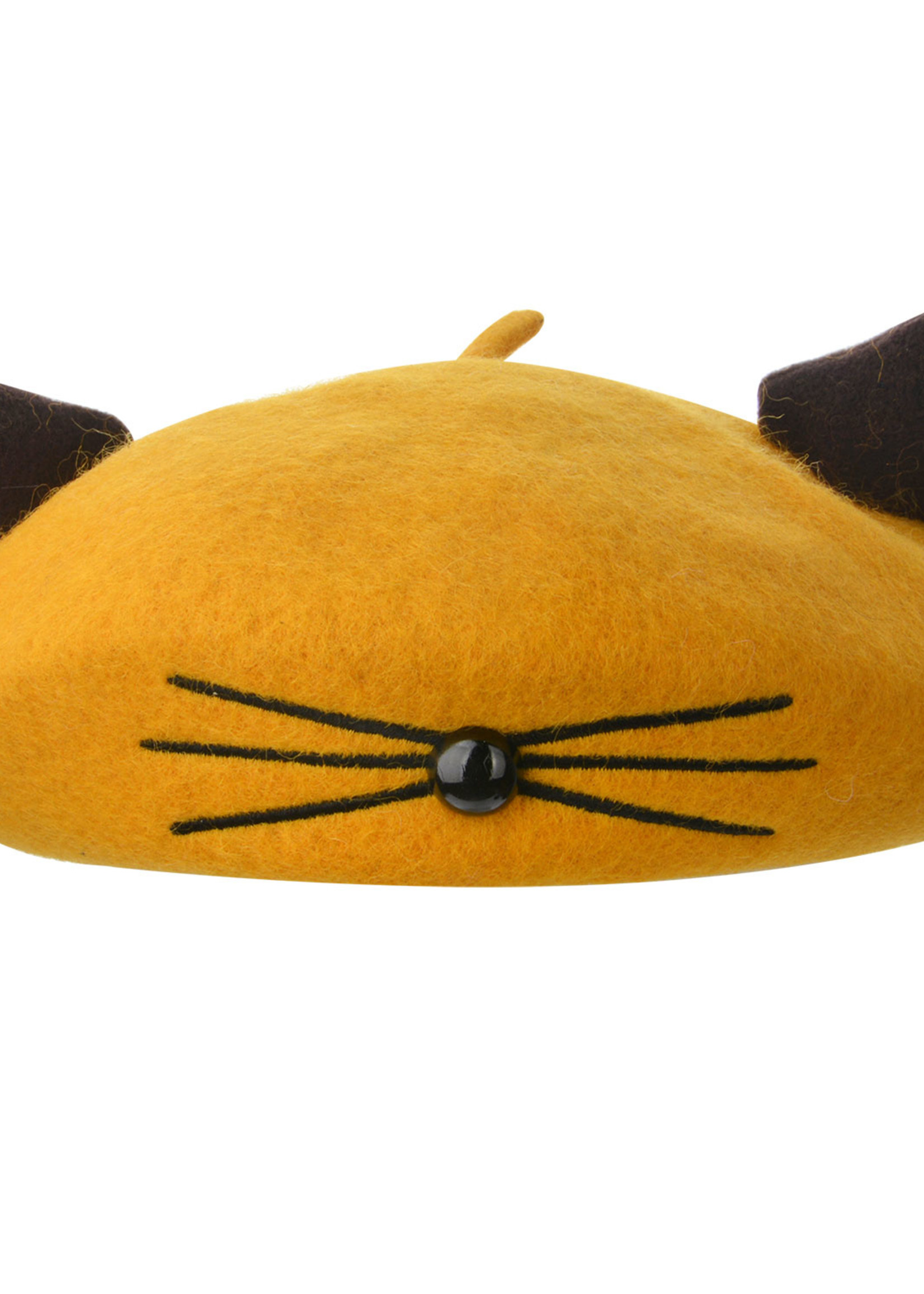 Clayre & Eef Bonnet enfant jaune MLLLHA0007Y