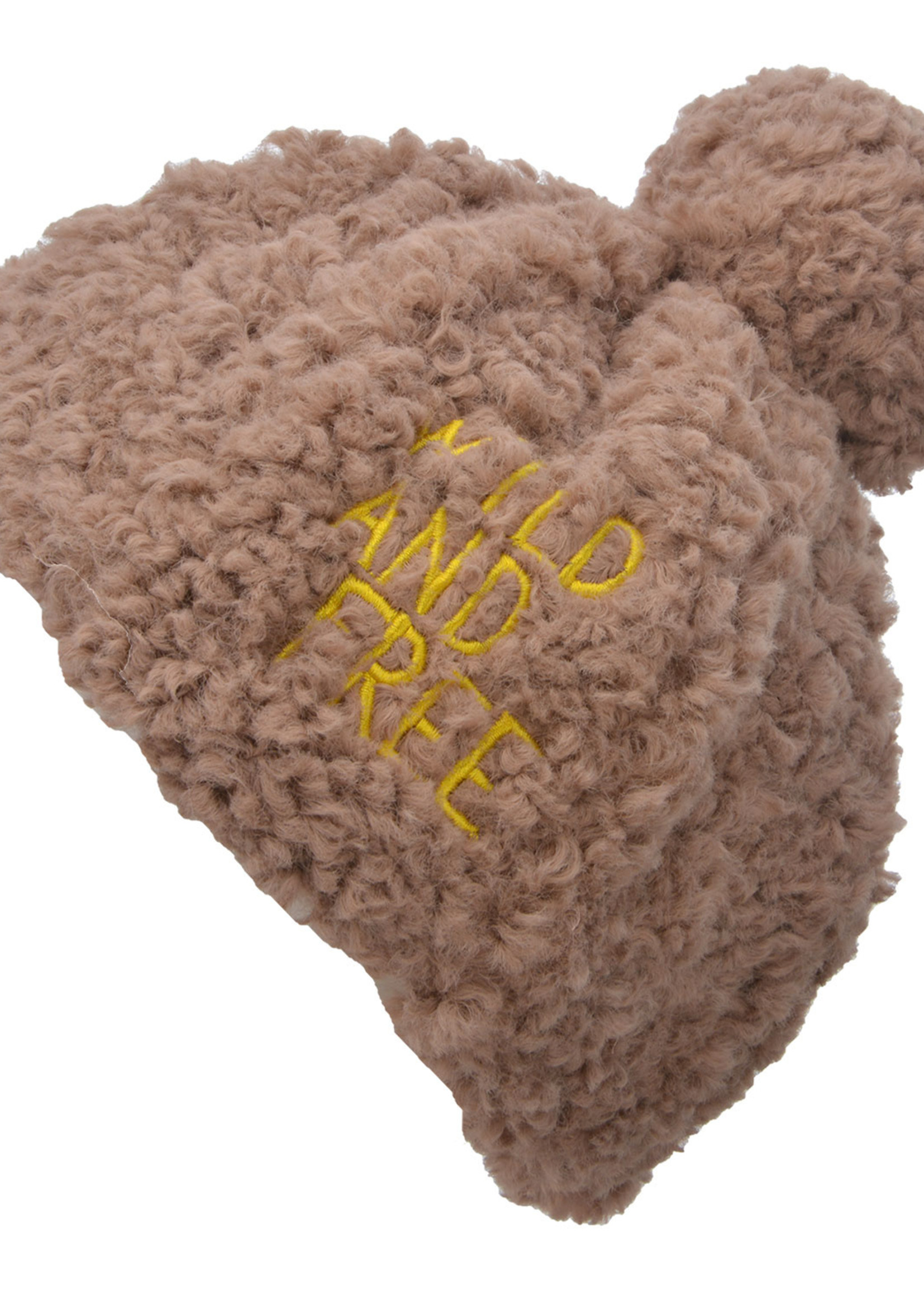 Clayre & Eef Bonnet enfant beige MLLLHA0008BE