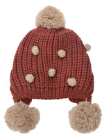 Clayre & Eef Kindermuts bordeaux MLLLHA0011BU