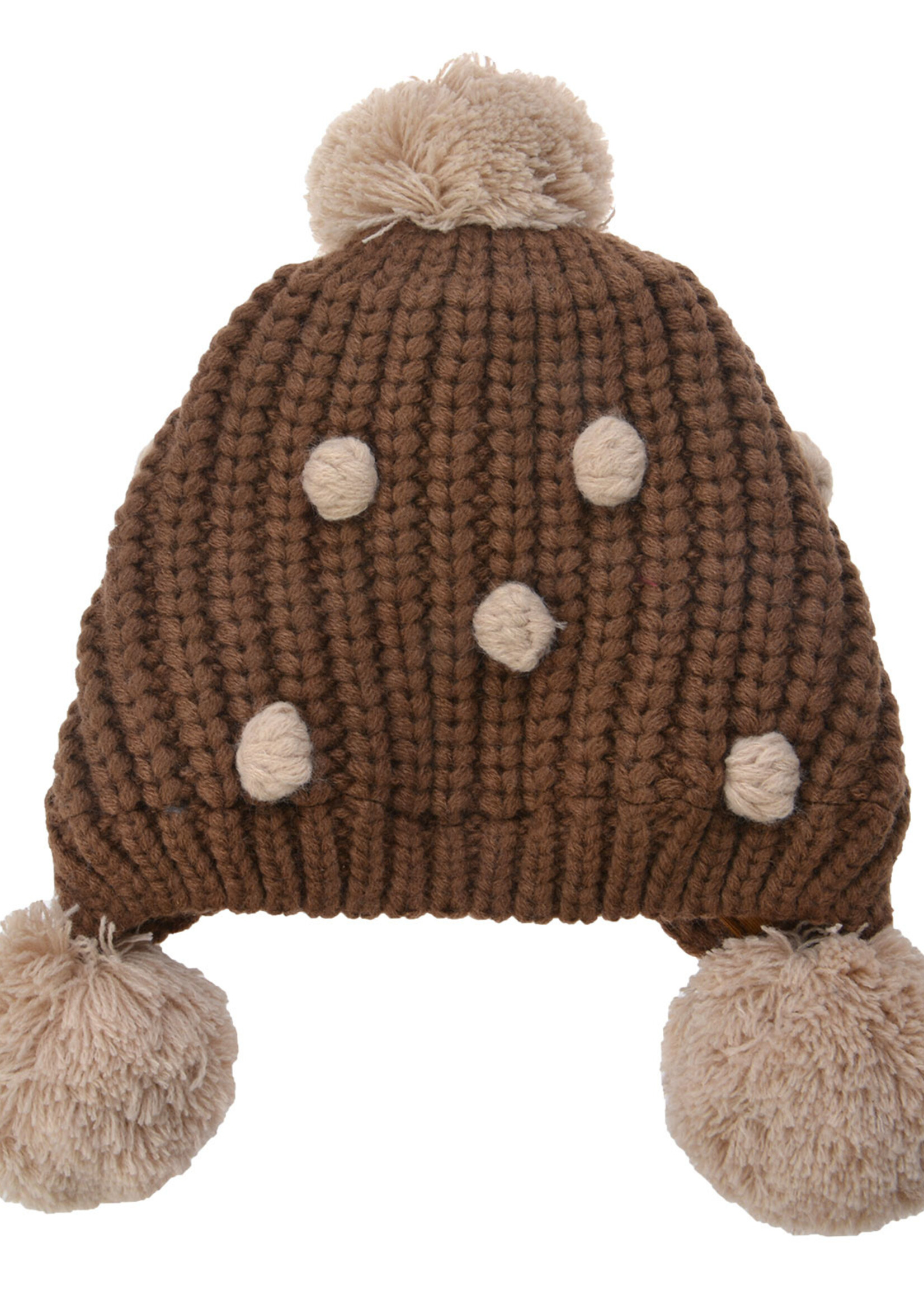 Clayre & Eef Kindermuts bruin MLLLHA0011CH