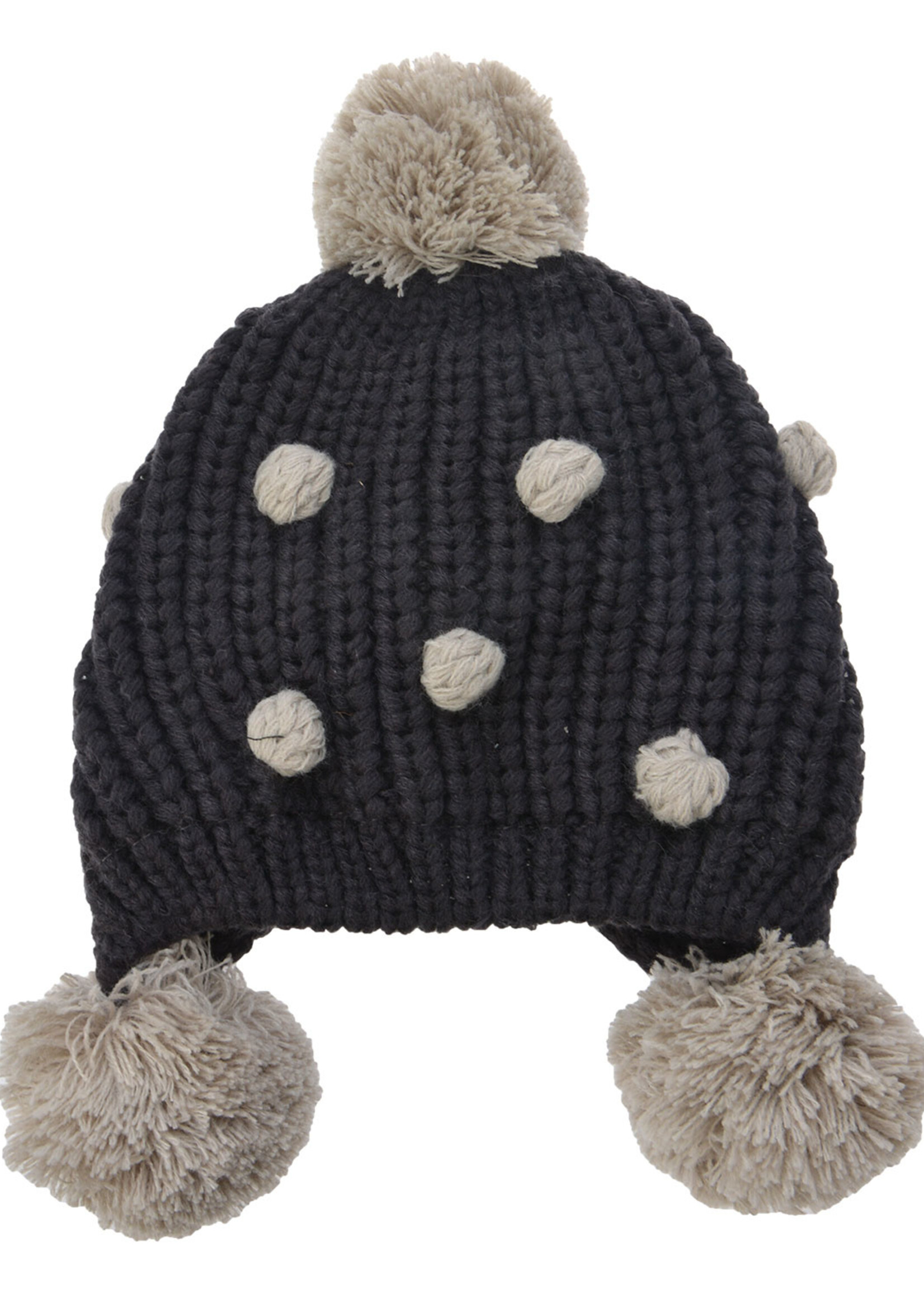 Clayre & Eef Bonnet enfant gris MLLLHA0011DG